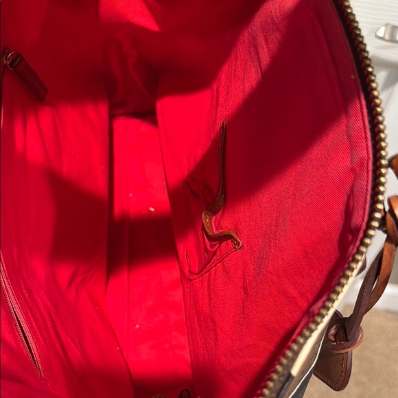 Dooney & Bourke Zebra Print Leather Bag - Picture 2 of 9